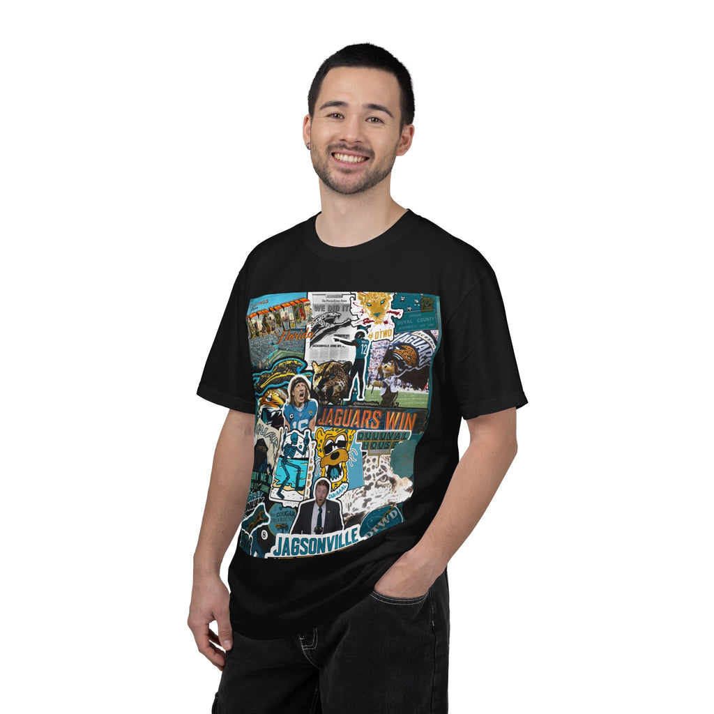 Jacksonville Jaguars Collage T-Shirt | Unisex JAX Football Graphic Tee